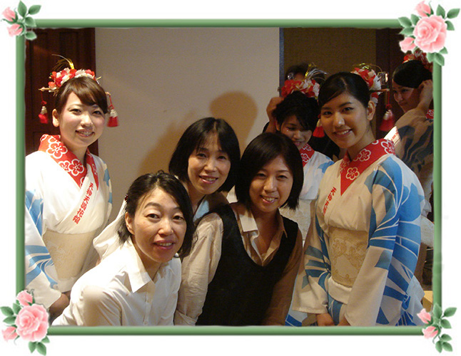 天神天満花娘 着物レンタル やすな 神戸 三ノ宮駅近く 着付けもしています